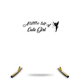 Aperturee - Aperturee A Little Bit Of Cute Girl Round Birthday Backdrop